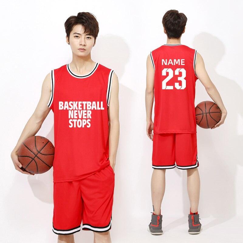 Conjuntos de Camisas de Basquete Masculinas em Poliéster: Estilo e Desempenho para Jovens - Loja Universo 4V