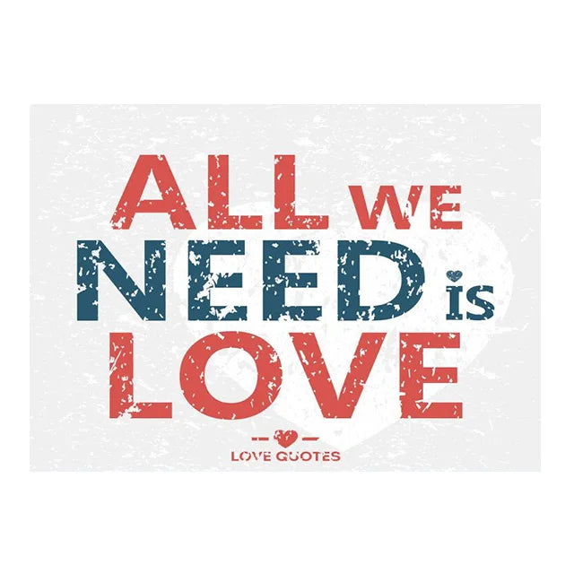 Tudo o que precisamos é dinheiro (LOVE), pôsteres de texto de amor, dólar, pintura em tela.
