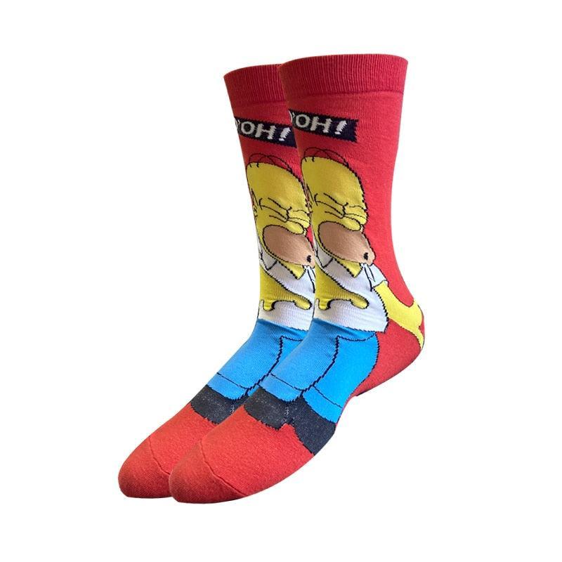Meias Longas Unissex para Adultos com Personagens Cosplay: Estilo e Diversão em um Único Par - Loja Universo 4V