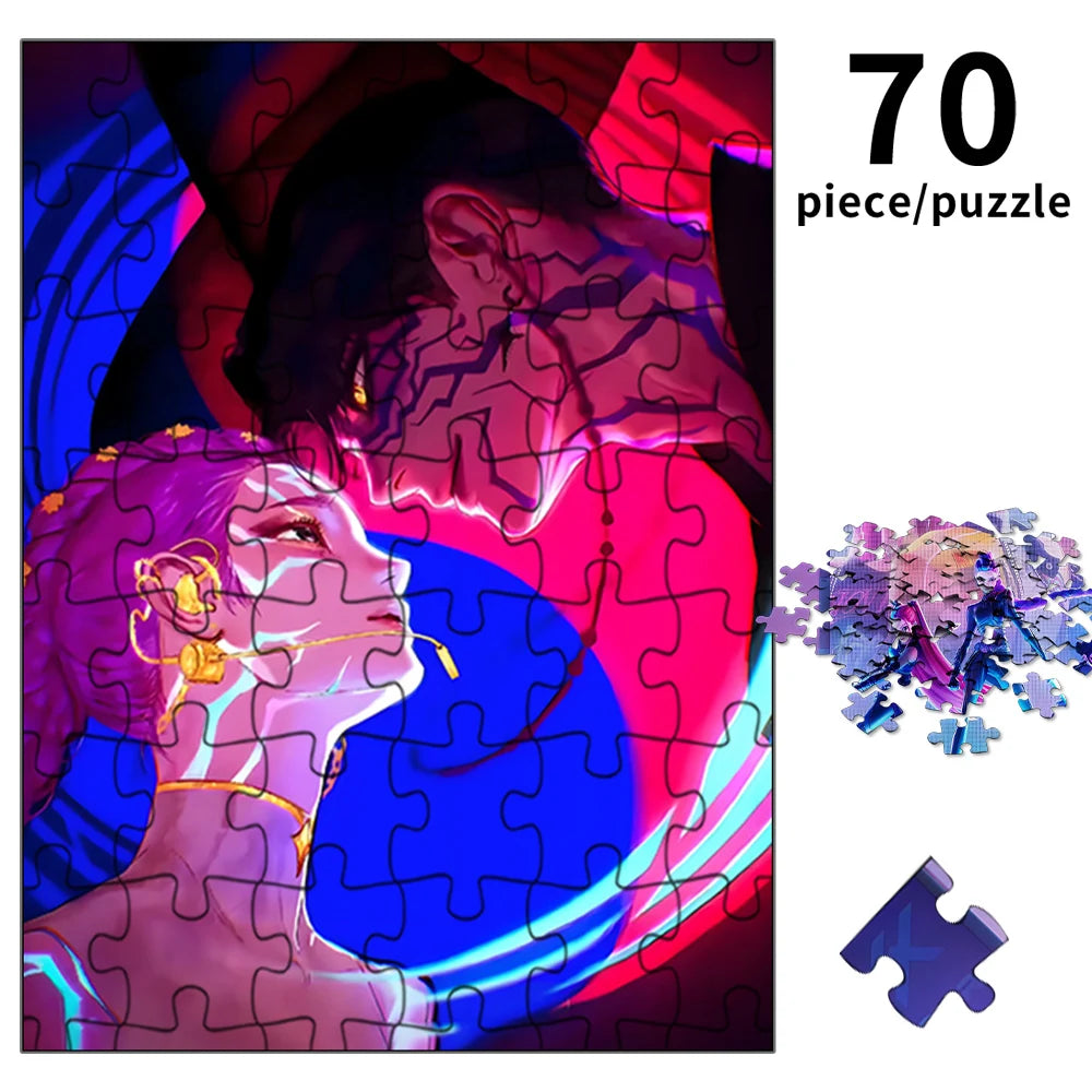 Quebra-Cabeça KPOP Demon Hunters – 70 Peças