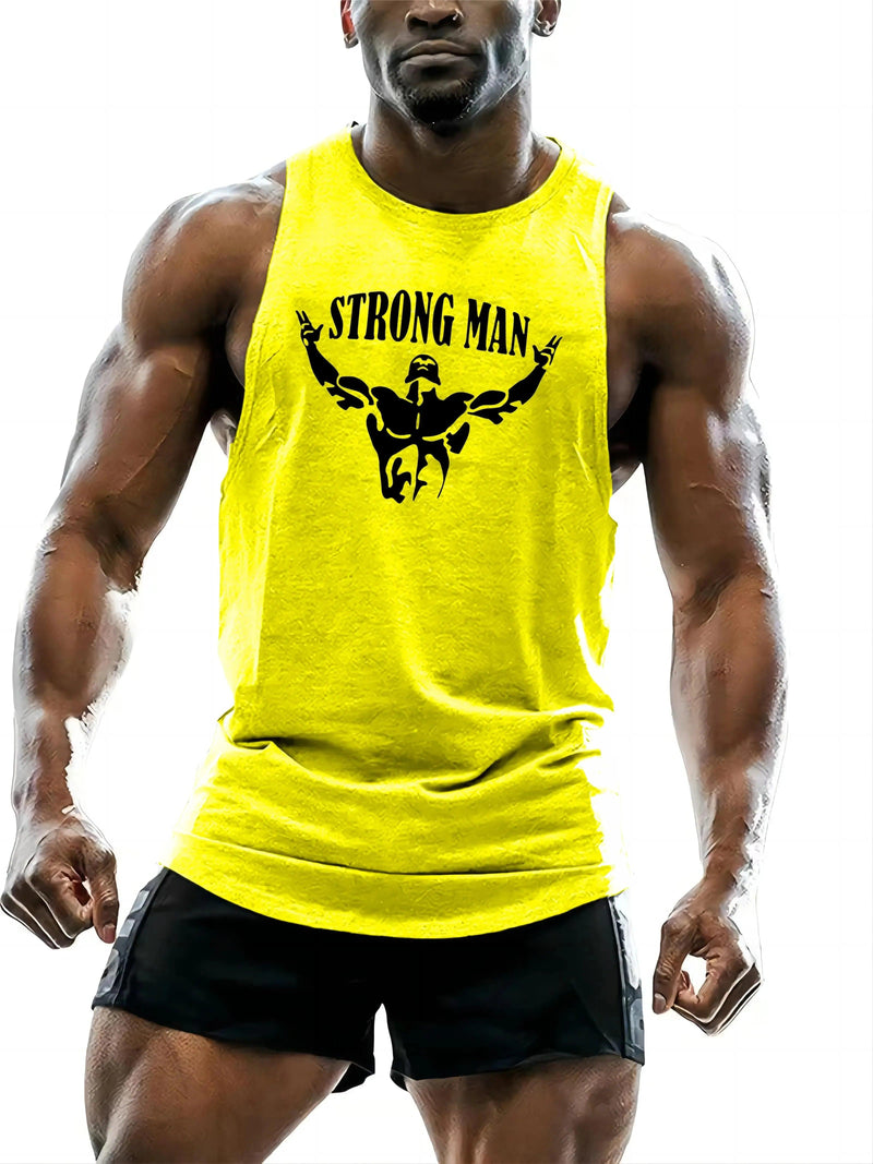 Gym T-shirts Suspenders Man Fitness Clothing Men's Clothes Stringer Sleeveless Sweatshirt Bodybuilding Shirt Top for Fitness