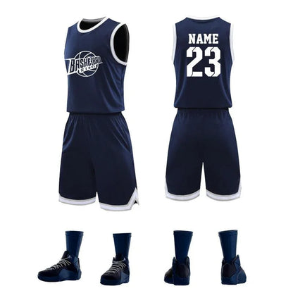 Conjuntos de Camisas de Basquete Masculinas em Poliéster: Estilo e Desempenho para Jovens - Loja Universo 4V