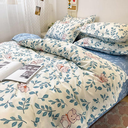 Conjunto de Roupa de Cama Desenho Animado Infantil: Solteiro, Casal e Queen Size - Loja Universo 4V