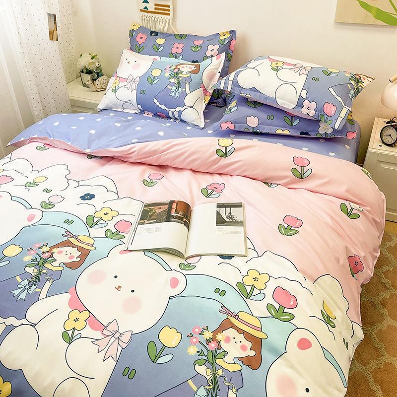 Conjunto de Roupa de Cama Desenho Animado Infantil: Solteiro, Casal e Queen Size