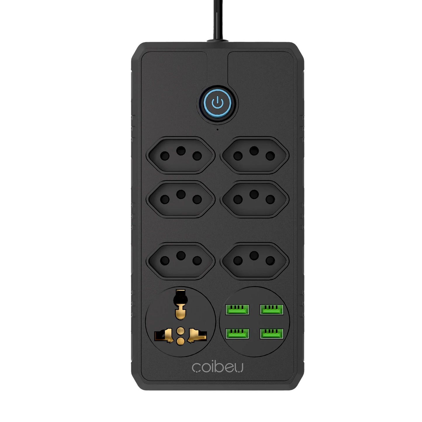 Extensão Elétrica com Entradas USB – Filtro de Linha 10A Bivolt 100-220V