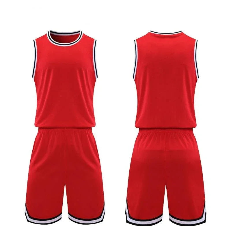 Conjuntos de Camisas de Basquete Masculinas em Poliéster: Estilo e Desempenho para Jovens - Loja Universo 4V