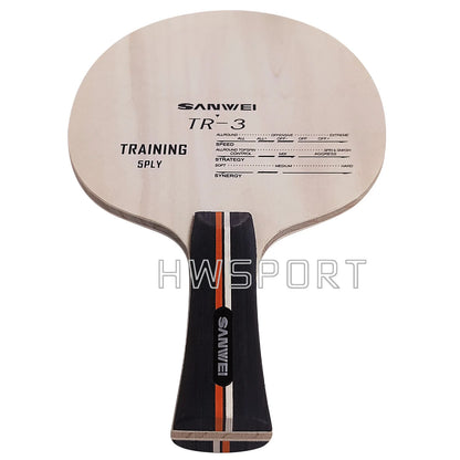 SANWEI TR-3 Lâmina de Tênis de Mesa - Controle e Elasticidade para Jogadores Ofensivos