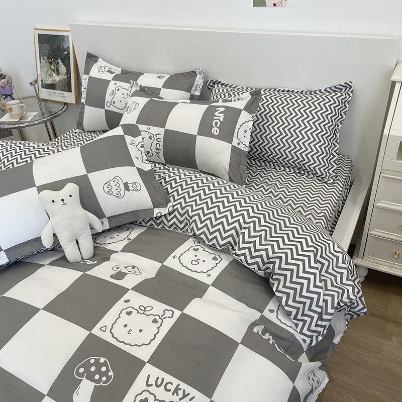 Conjunto de Roupa de Cama Desenho Animado Infantil: Solteiro, Casal e Queen Size - Loja Universo 4V