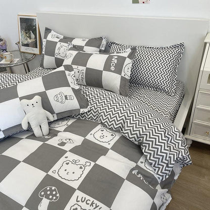 Conjunto de Roupa de Cama Desenho Animado Infantil: Solteiro, Casal e Queen Size - Loja Universo 4V