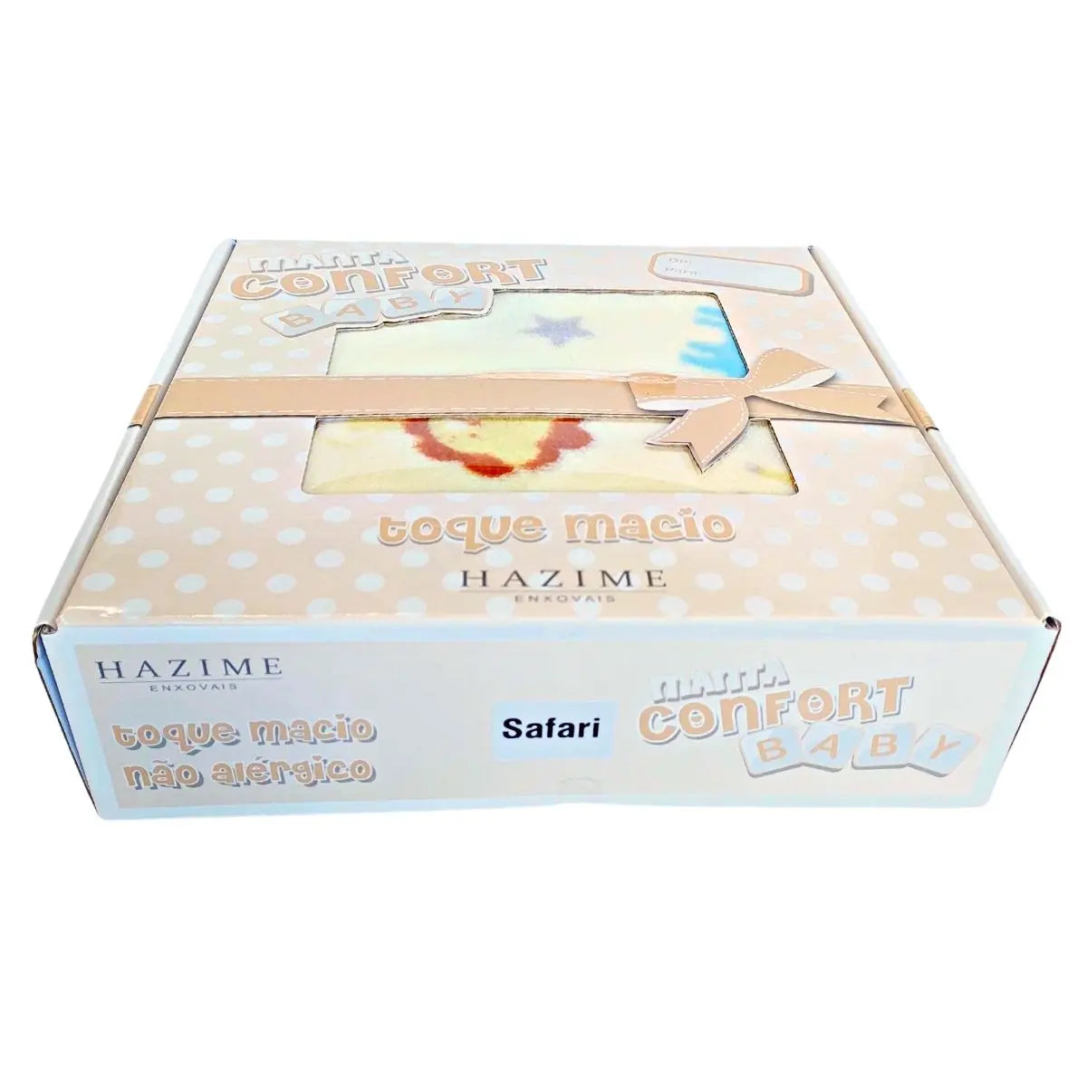 Manta Estampada Xadrez para Bebê em Microfibra Macia