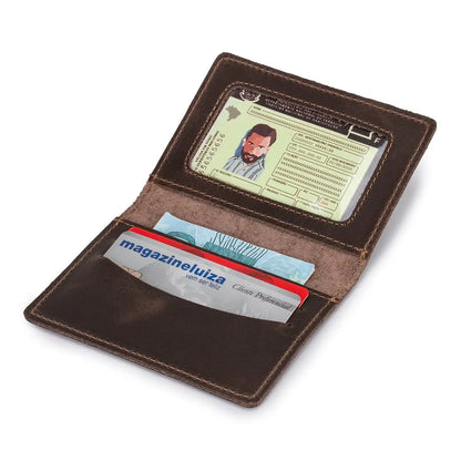 Carteira Masculina Porta Cartão Slim Couro Promoção