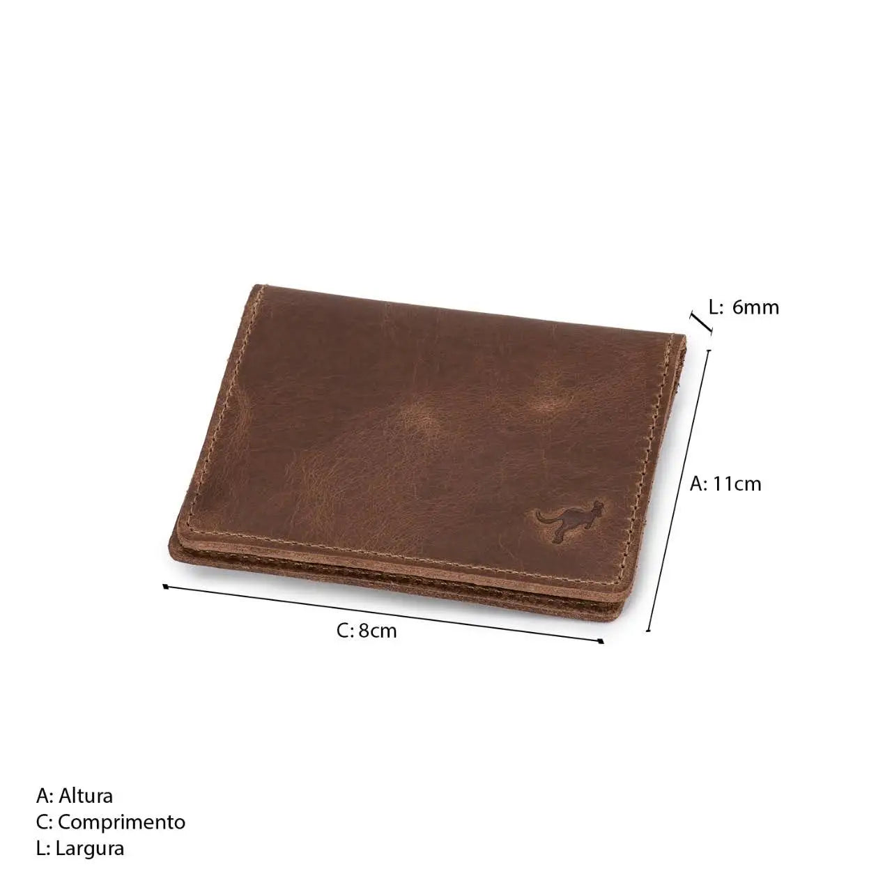 Carteira Masculina Porta Cartão Slim Couro Promoção