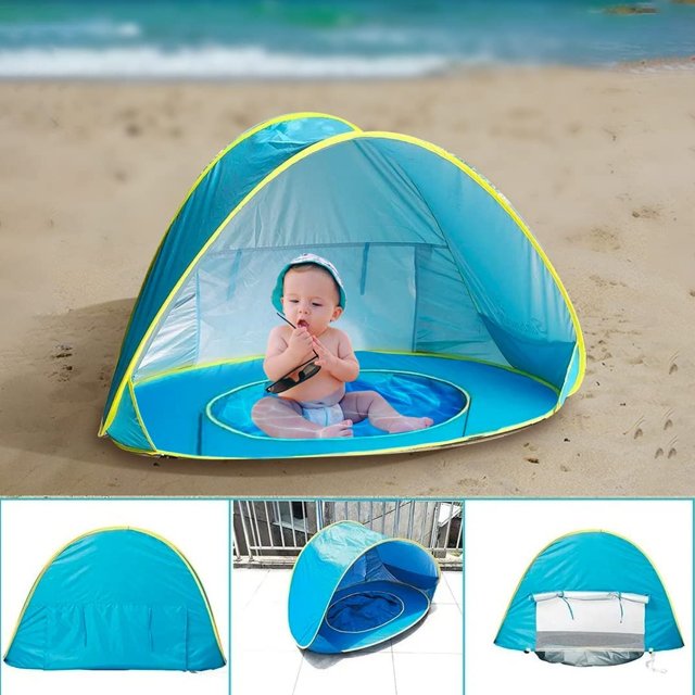 Tenda Infantil Tesouro: Diversão ao Ar Livre com Proteção Solar! - Loja Universo 4V