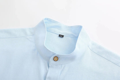 Camisa Social Masculina Gola Padre