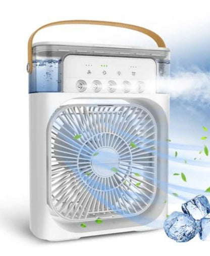 Mini Ar Condicionado e Umidificador Portátil 4 em 1 Fresh Wind: Conforto Personalizado em Qualquer Lugar - Loja Universo 4V