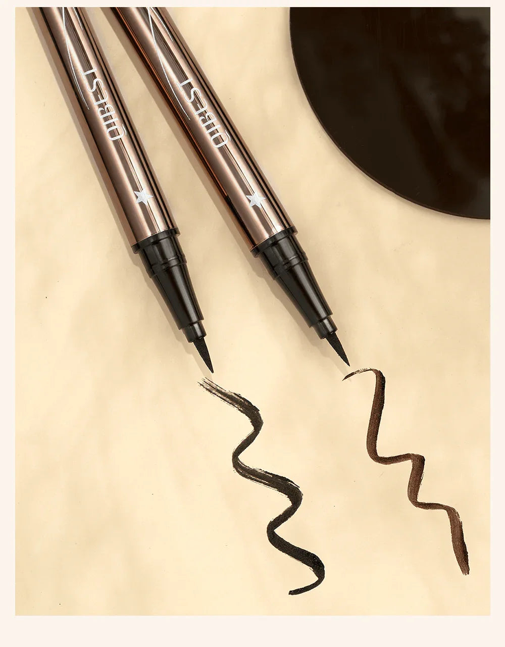 Lápis Delineador Líquido Preto à Prova d'Água: Longa Duração para um Olhar Perfeito - Loja Universo 4V