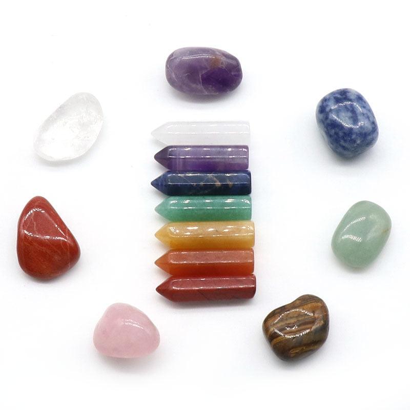 Kit de Pedras Energéticas dos 7 Chakras: Equilíbrio e Harmonia em um Conjunto