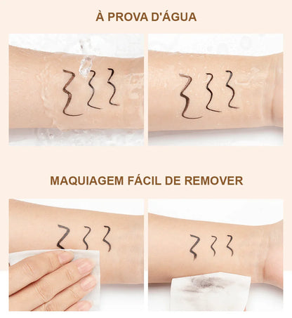 Lápis Delineador Líquido Preto à Prova d'Água: Longa Duração para um Olhar Perfeito - Loja Universo 4V