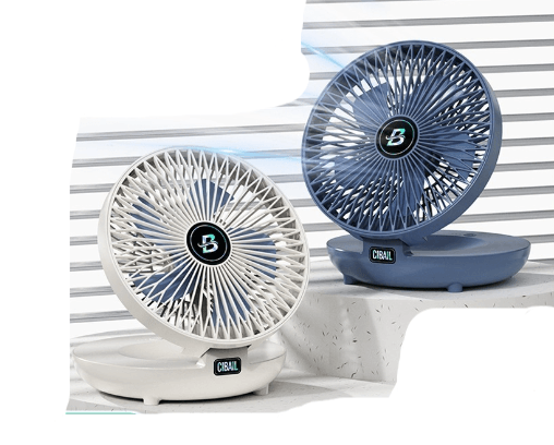 Ventilador Portátil Dobrável: Refresque-se em qualquer lugar com este acessório compacto e conveniente, perfeito para viagens e dias quentes!