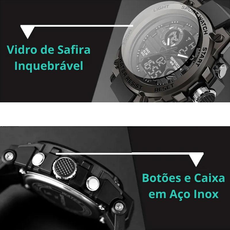 Relógio Ultra Fusion: Tecnologia de Ponta, Design Futurista, Múltiplas Funcionalidades - Loja Universo 4V