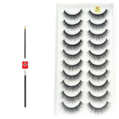 Novo Kit com 10 Pares de Cílios Longos: Realce Seu Olhar com Volume e Elegância - Loja Universo 4V