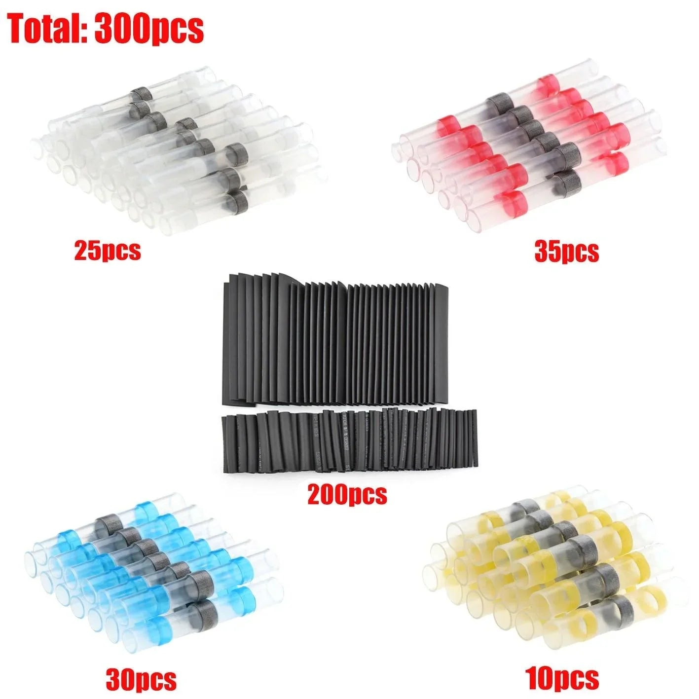 Conectores de Fio de Vedação de Solda à Prova D'água: Segurança Garantida em Qualquer Quantidade - Loja Universo 4V