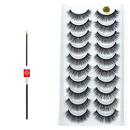 Novo Kit com 10 Pares de Cílios Longos: Realce Seu Olhar com Volume e Elegância - Loja Universo 4V