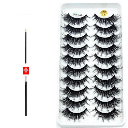 Novo Kit com 10 Pares de Cílios Longos: Realce Seu Olhar com Volume e Elegância - Loja Universo 4V
