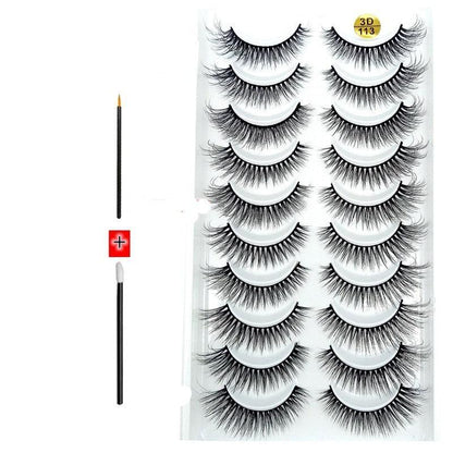 Novo Kit com 10 Pares de Cílios Longos: Realce Seu Olhar com Volume e Elegância - Loja Universo 4V