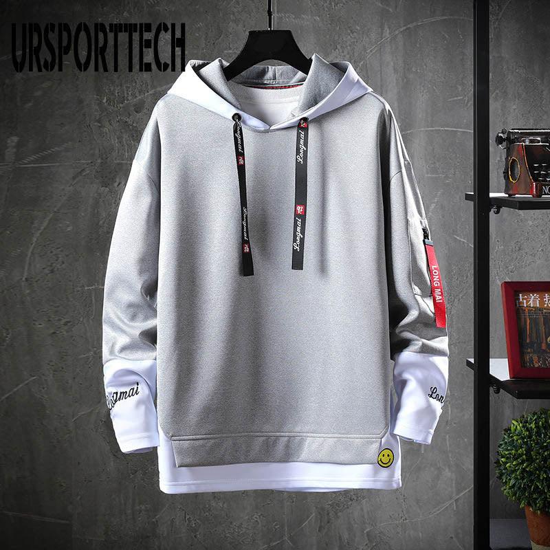 Hoodies masculinos de outono moletons masculinos manga longa