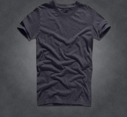 Camisas para Homem 100% Algodão Gola-o e Manga Curta