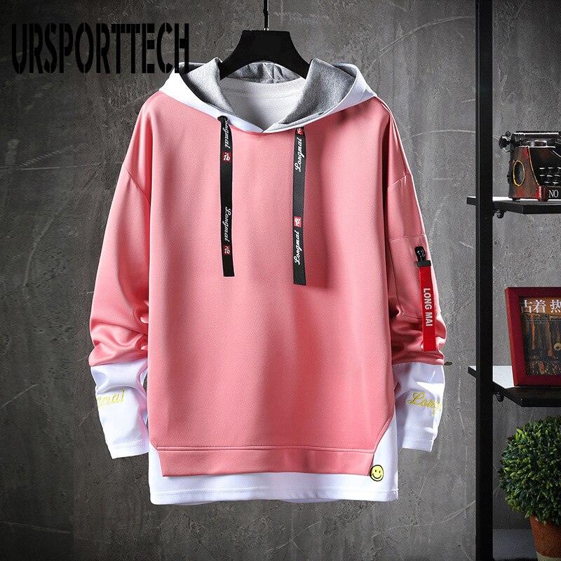 Hoodies masculinos de outono moletons masculinos manga longa