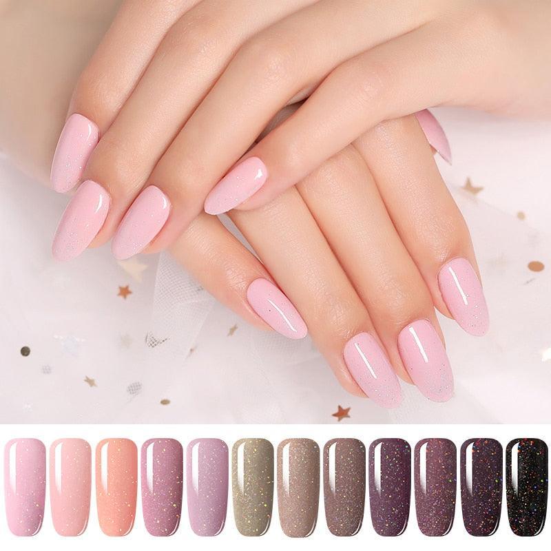 LILYCUTE 7ML Gel Unha Polonesa Nude: Semi-Permanente - Loja Universo 4V