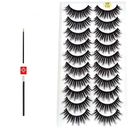 Novo Kit com 10 Pares de Cílios Longos: Realce Seu Olhar com Volume e Elegância - Loja Universo 4V