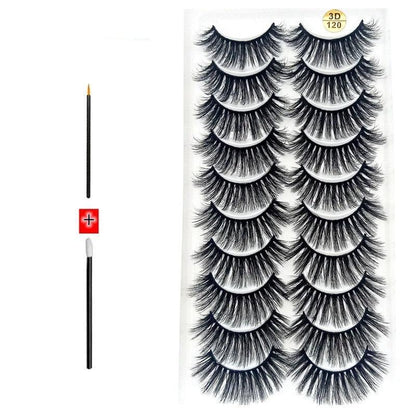 Novo Kit com 10 Pares de Cílios Longos: Realce Seu Olhar com Volume e Elegância - Loja Universo 4V