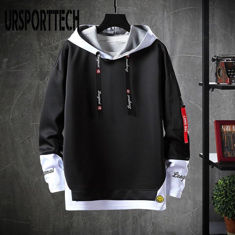 Hoodies masculinos de outono moletons masculinos manga longa