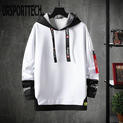 Hoodies masculinos de outono moletons masculinos manga longa
