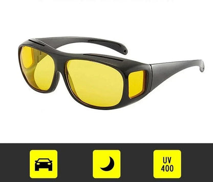 Óculos de Sol de Visão Noturna Antirreflexo para Dirigir Carros: Segurança e Conforto Durante a Condução Noturna - Loja Universo 4V