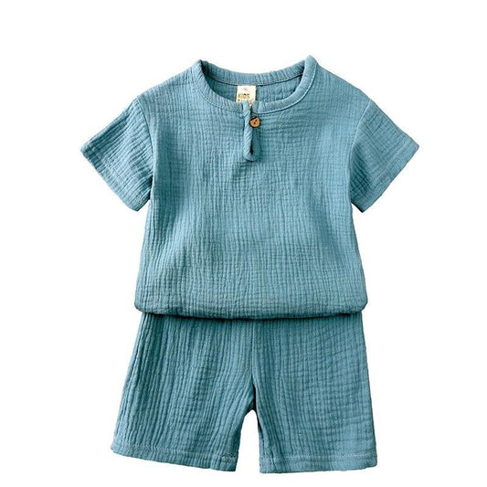 Roupas Infantis de Linho de Algodão - Loja Universo 4V