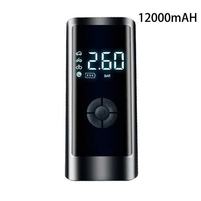 Compressor de Ar de Carro sem Fio 15000mAh: Inflação Rápida e Display Digital - Loja Universo 4V