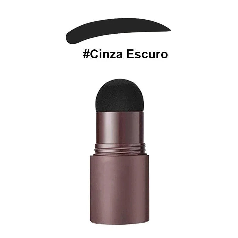 Kit de Modelagem de Sobrancelha com Carimbo à Prova d'Água: Maquiagem 2024 para Sobrancelhas Perfeitas - Loja Universo 4V