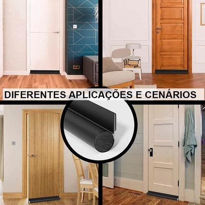 Protetor de corrente de ar inferior da porta: Mantenha Sua Casa Aconchegante, Bloqueador de Entrada de Ar, Redução de Ruídos e Poeira - Loja Universo 4V