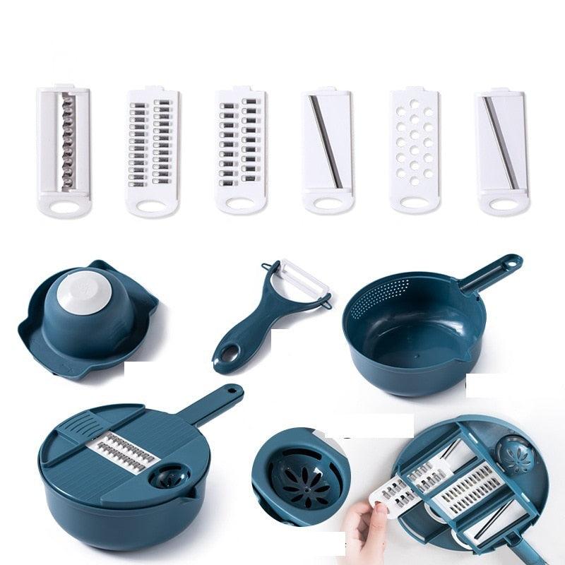 Utensílios de cozinha multifuncionais para saladas: Transforme sua cozinha em um oásis culinário!