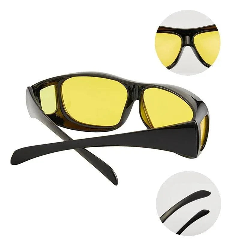 Óculos de Sol de Visão Noturna Antirreflexo para Dirigir Carros: Segurança e Conforto Durante a Condução Noturna - Loja Universo 4V