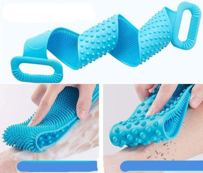 Toalha Esfoliante de Silicone Dupla Face: Renove Sua Pele com Praticidade e Eficiência! - Loja Universo 4V