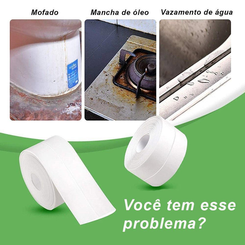 Tiras de Vedação à Prova d'Água: Proteção Eficiente para Banheiro, Pia e Cozinha!