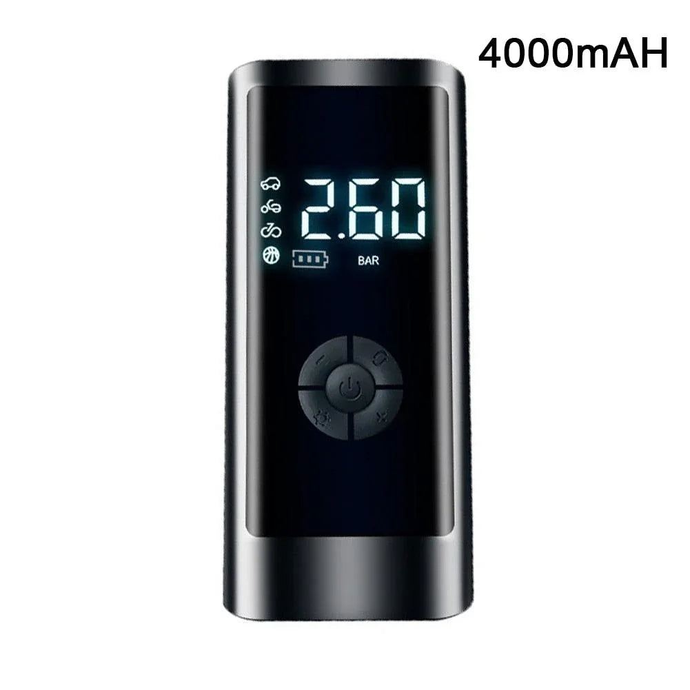 Compressor de Ar de Carro sem Fio 15000mAh: Inflação Rápida e Display Digital - Loja Universo 4V