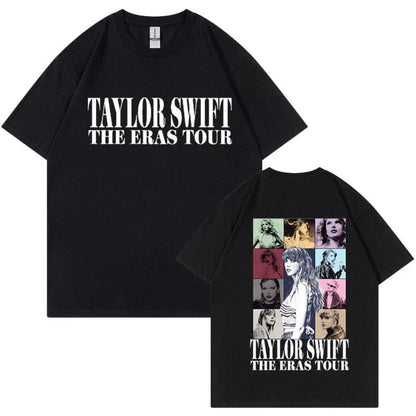 Camiseta Manga Curta Turnê Mundial Taylor Swift: Estilo Unissex para Fãs - Loja Universo 4V