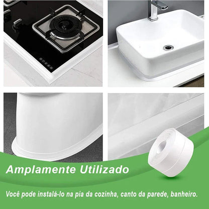 Tiras de Vedação à Prova d'Água: Proteção Eficiente para Banheiro, Pia e Cozinha! - Loja Universo 4V