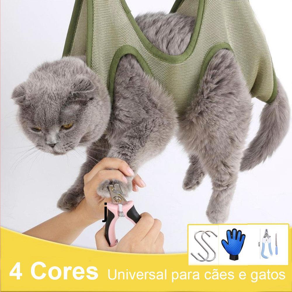 Rede para Pendurar Animais de Estimação: Descanso Suspenso para Pets, Resistente e Confortável, Ideal para Gatos e Cães de Pequeno e Médio Porte - Loja Universo 4V